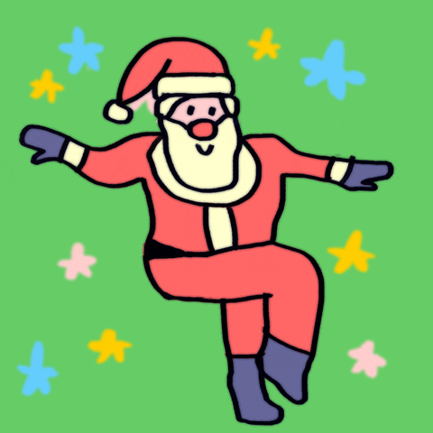 Santa Claus Dancing GIF by Danielle Chenette