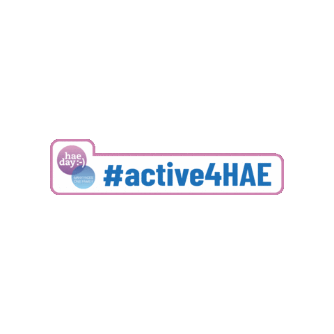 Angioedema Sticker by HAE International