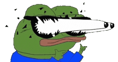 Shock Frog Sticker