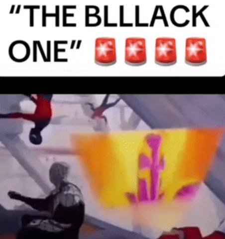 Black One Spiderman GIF