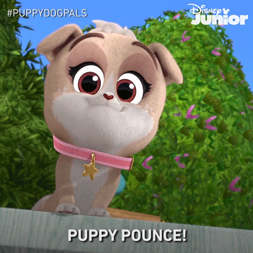 Happy Puppy Dog Pals GIF by Disney Jr.