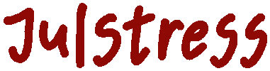 Stress Jul Sticker