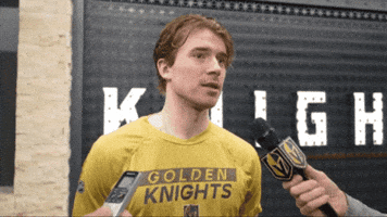 Carter Hart Interview GIF