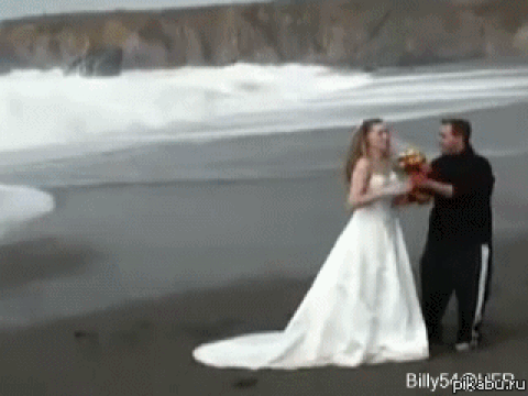  beach wedding pictures wcgw tide GIF