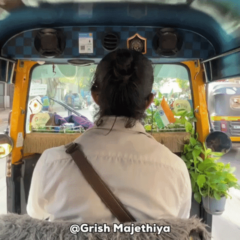 Taxi Rickshaw GIF by Grish Majethiya