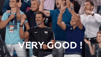 Happy Well Done GIF by Mouratoglou