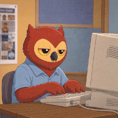 90S Owl GIF by birb