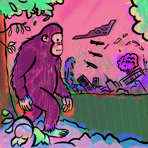 Bomb Bigfoot GIF by Empress Trash