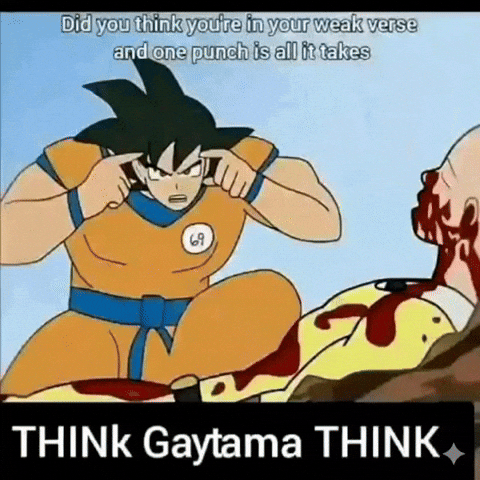 One Punch Man Goku Meme GIF