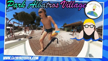 Globtroterek pool camping globtroterek basen GIF