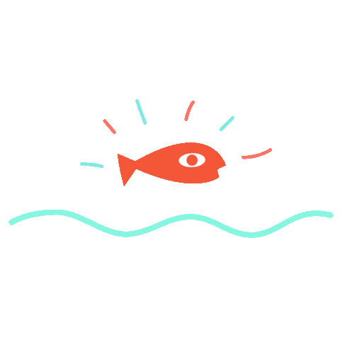 Fish Sticker by goodbag