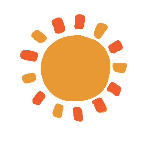 Sun Sticker by eerseart