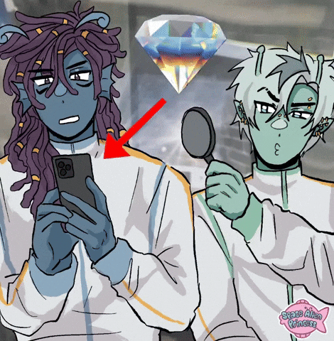 Space Alien Princess GIF