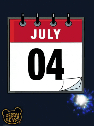 Independence Day Celebration GIF by DeddyBears