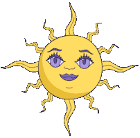 Summer Sun Sticker