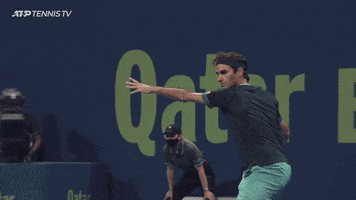 Roger Federer Art GIF by Tennis TV