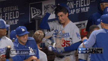 los angeles dodgers cody bellinger GIF by MLB
