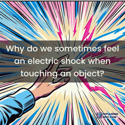 Electric Shock Static Electricity GIF by ExplainingWhy.com