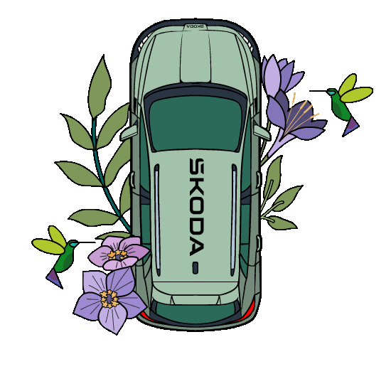 Chill Charge Sticker by Skoda Singapore