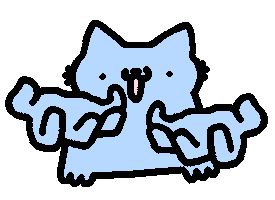 Cat Basketball Sticker by sillynub
