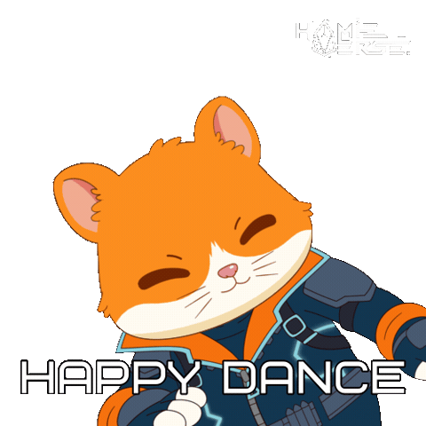 Happy Good Vibes Sticker by Hamieverse