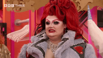 Drag Race Surprise GIF by BBC Three
