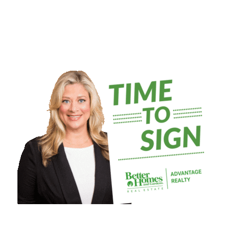 Better Homes and Gardens Real Estate Advantage Realty Sticker