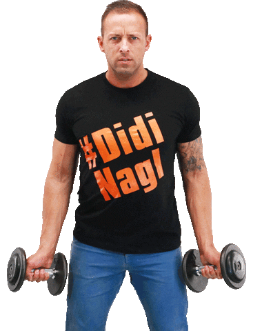 Train Hard Go On Sticker by Didinagl
