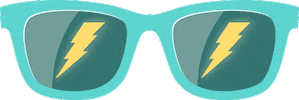 sticker sunglasses by Electric Fields Festival
