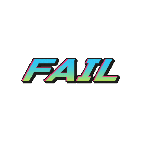 Fail Sticker by levelupescuela