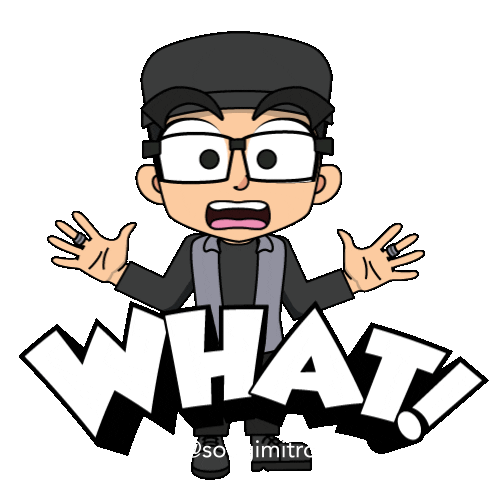 Illustration What Sticker