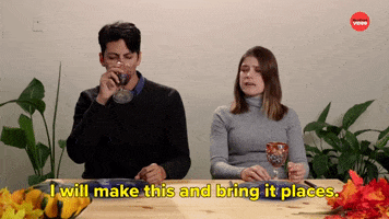 Glass Of Wine Eating GIF by BuzzFeed