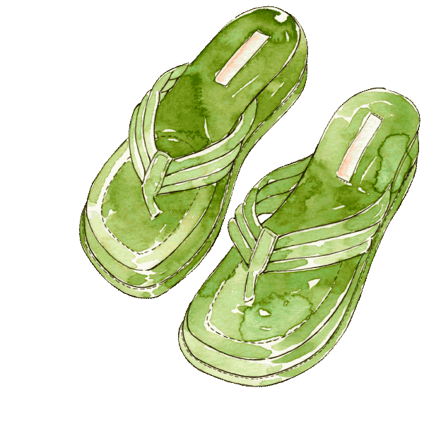 Sandals Flip Flops Sticker