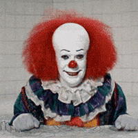 pennywise horror GIF