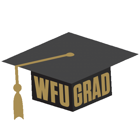 Wfugrad Sticker by Wake Forest University