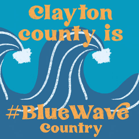 Blue Wave Georgia GIF by Creative Courage