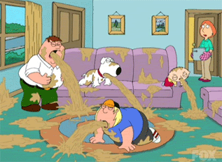 Image result for family guy barfing gif
