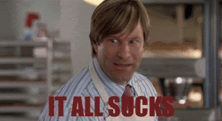 Sucks Aaron Eckhart GIF - Find & Share on GIPHY