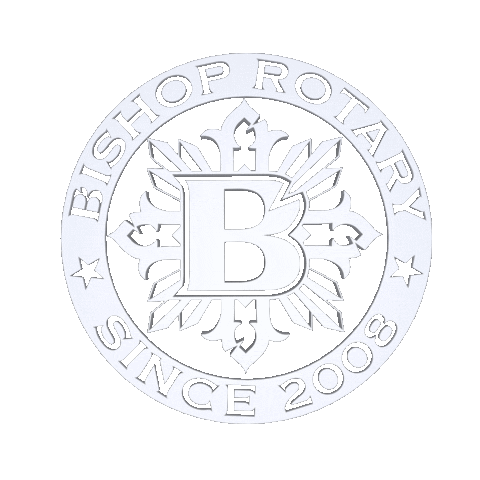 bishoptattoo logo white tattoo la Sticker