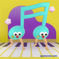 Happy Music Note GIF