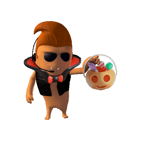 Halloween Vampire Sticker by 247ai