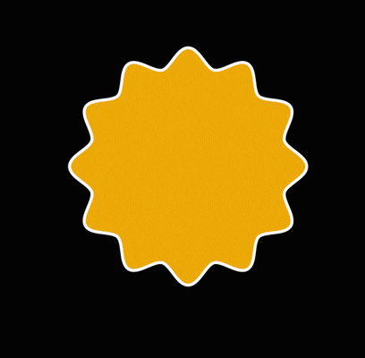 coletivobonobos design fruta amarelo selo GIF