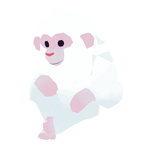 Monkey Mono Sticker