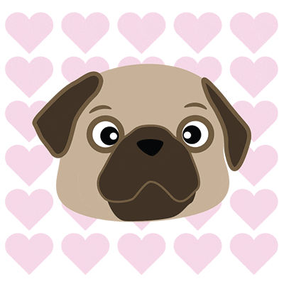 Pug Sticker