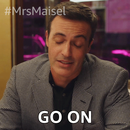 Go On Prime Video GIF by The Marvelous Mrs. Maisel