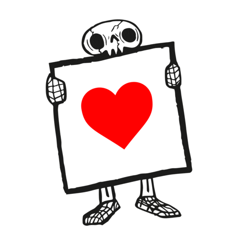 In Love Heart Sticker