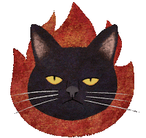 Angry Cat Sticker