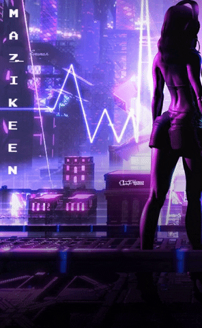Neongirl GIF