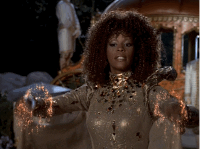 Whitney Houston sprinkling magic on mini disabled me