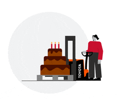 Happy Birthday GIF by Toyota Material Handling